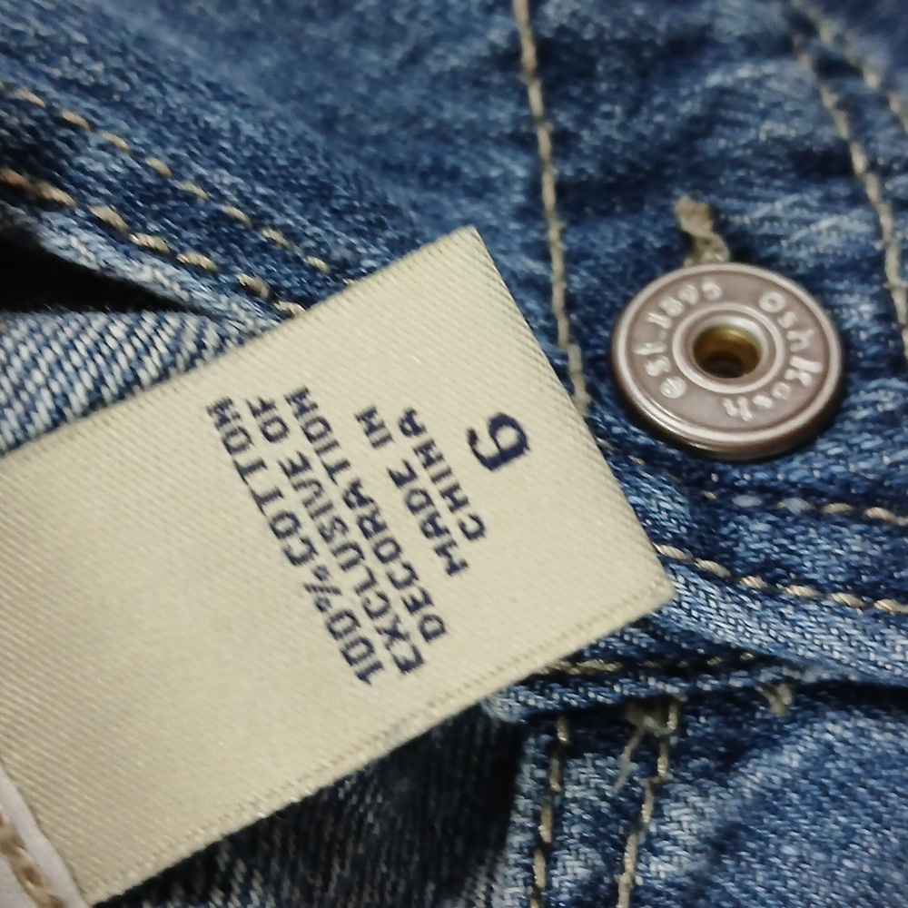 OshKosh B’Gosh Stretch Denim Jumper Skirt Size 6 - Picture 5 of 5